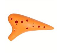 ocarina Professionnel Ocarina Alto 12 Trous Clé En Do Instrument Débutant Pratique D'introduction(Green)