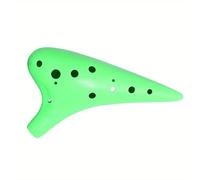 ocarina Professionnel Ocarina Alto 12 Trous Clé En Do Instrument Débutant Pratique D'introduction(Orange)