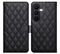 OCASE Coque Portefeuille pour Samsung Galaxy S26 Noir Piqué | Housse Étui à Rabat en Cuir PU, Blocage RFID, Emplacements pour Cartes, Support Intégré, Protection Antichoc