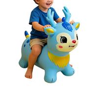 Ocastuted Animal Hopper,Cheval Gonflable à Enfourcher | pour, Filles et Garçons, Idéal pour Usage Domestique, Extérieur, Crèche, Salle de Classe, Voyage,Idéal pour La Maison L'école Maternelle Salle