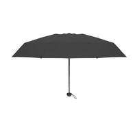 Ocastuted Parapluie compact | Parasol de voyage pliable - Protection UV à 6 baleines - Parapluie portable pour la plage, les voyages, le camping, la pêche, le sport et l'utilisation quotidienne, Noir