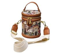 Ocastuted Petit Sac Seau Petite Pochette Légère En Cuir PU Ours Réglable