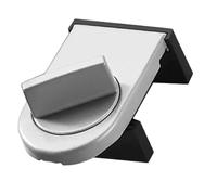 Ocastuted Verrou de sécurité pour porte coulissante - Serrure de sécurité coulissante en aluminium - Antivol réglable pour porte coulissante