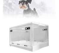 OCAZI Boîte De Nébulisation pour Chiot, Incubateur De Pépinière D'atomisation pour Animaux De Compagnie, Boîte D'oxygénothérapie pour Chien Et Chat, Boîte De Nébulisation pour Chaton Large