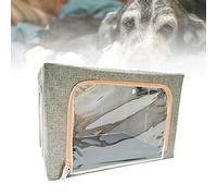 OCAZI Boîte D'oxygénothérapie pour Chien Et Chat, Boîte De Nébulisation pour Chiot, Boîte De Nébulisation pour Chaton, Incubateur De Pépinière pour Animaux De Compagnie, Couveuse D'incubation 66L