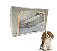 OCAZI Cage ICU à Oxygène Animal pour Chien et Chat, Boîte D'atomisation, Boîte De Nébulisation, pour Traitement Respiratoire Contre Chien Cage De Soins Intensifs Pépinière De Couveuse E-22L