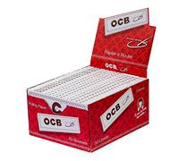 OCB Lot de 3 boîtes de 150 feuilles de papier blanc long King Size Blanc