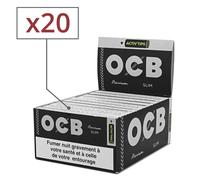 ocb - feuille a rouler slim et activ' tips x20