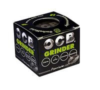 OCB Grinder 18888 Moulin à herbes avec diamant chromé brossé 50 mm 4 pièces Aluminium