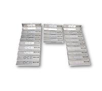 OCB X-PERT Slimfit King Size Slim Rolling Papers Papiers à rouler Papiers à Cigarettes Feuilles à fumer Pack de 25 livrets from SUDESH ENTERPRISES