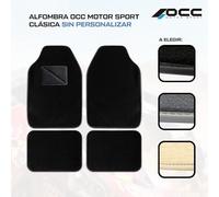 OCC Design - Tapis de Voiture, Compatible avec Audi A3 8V - Cabrio (2013-présent), Velour/Polypropylène, Ancrage d’Origine, Dos antidérapant, Talonnette, 4 pièces