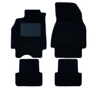 OCC Design - Tapis de Voiture, Compatible avec Renault Megane II M 3/5 Portes 2002-12/2008, Velour/Polypropylène, Ancrage d’Origine, Dos antidérapant, Talonnière, 4 pièces, Noir