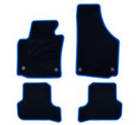 OCC DESIGN - Tapis de Voiture, Tapis personnalisés, Compatible avec Seat Leon Mk2 (2005-2012), Moquette Haute qualité, Velours/Polypropylène, Ancrage d’Origine, Dos antidérapant, Talonnier, 4 pièces