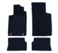 OCC DESIGN Tapis sur Mesure Renault Megane I Cabrio (1997-2003) 5 pièces Bordure Gris Foncé