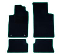 OCC DESIGN Tapis sur Mesure Renault Megane I Cabrio (1997-2003) 5 pièces Bordure Vert