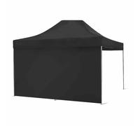 OCC MOTOR SPORT Lot de 2 tentes murales noires 3 x 2 40 mm 420 Oxford, Noir, 3 x 2 metros, Décontracté