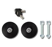 OCC MOTORSPORT KIT NOIR/ARGENT FERMETURE DE CAPOT TYPE CARBONE AVEC CLÉ