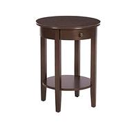 Occasional Table Leisure Table Suitable for Small Spaces in The Bedroom and Living Roomantique Walnut Dark Brown
