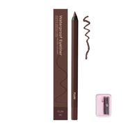 Occasionalous Eye Liner, 24 HR Waterproof Eyeliner Duo Sharpenable EyePencil, Systemous Eyeliner, 2 in 1 Eye Liners and Eyebrow Pencil, No Smudging, Fading, Smooth and Easy to Color (Prune)