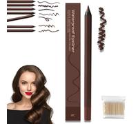 Occasions Eye Liner, Graphite Eye liner Pencil Waterproof - Smooth Long-Lasting, 24 HR Waterproof Duo Sharpenable Eyes Pencil, Easy to Glide, Highly Pigmented, Natural Look Eyes Makeup Tool (#03)