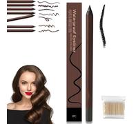 Occasions Eye Liner, Graphite Eye liner Pencil Waterproof - Smooth Long-Lasting, 24 HR Waterproof Duo Sharpenable Eyes Pencil, Easy to Glide, Highly Pigmented, Natural Look Eyes Makeup Tool (#07)