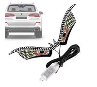 Occhi Pare-brise de voiture avec signal LED USB rechargeable étanche 11 | Écran pour lunette arrière de voiture pour camion, moto, vélo, chariot, véhicule, nuit, fête, anniversaire, fête