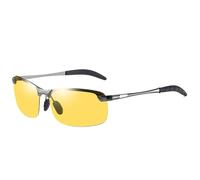 Occhiali Fotocromatici Uomo - Occhiali Da Sole a Cambio Colore | Protezione UV400, lentille anti-riflesso polarisant pour guida e Attività All'Aperto Uomo, jaune, Refer to description