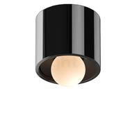 Occhio Coro Moon Alto Up Plafonnier LED tête dark chrome/réflecteur noir mat - 2.200-3.500 K - x-tra warm - Occhio Air