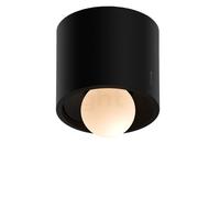 Occhio Coro Moon Alto Up Plafonnier LED tête noir mat/réflecteur noir mat - 2.700-4.000 K - Occhio Air
