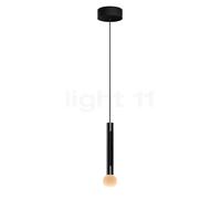 Occhio Coro Moon Sospeso 200 Fix Up Suspension LED tête dark chrome/cache-piton noir mat - 2.700-4.000 K - Occhio Air