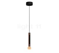 Occhio Coro Moon Sospeso 200 Fix Up Suspension LED tête or rose/cache-piton noir mat - 2.200-3.500 K - Occhio Air