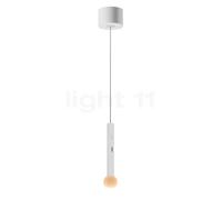 Occhio Coro Moon Sospeso Var Up Suspension LED tête blanc mat/cache-piton blanc mat - 2.700-4.000 K - Occhio Air