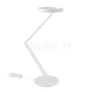 Occhio Gioia Equilibrio Lampe de bureau LED tête blanc mat/corps blanc mat