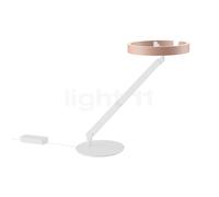 Occhio Gioia Tavolo Lampe de table LED tête dorée mate/corps blanc mat Ce luminaire comporte des modules à LED prémontés de classes énergétiques A A