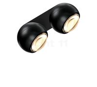 Occhio Io Giro Doppio Volt C Spot LED tête black phantom/Baldachin noir mat - 2.700 K Ce luminaire comporte des modules à LED prémontés de classes énergétiques A A++, A+, A
