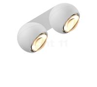 Occhio Io Giro Doppio Volt C Spot LED tête blanche mate/cache-piton blanc mat - 2.700 K Ce luminaire comporte des modules à LED prémontés de classes énergétiques A A