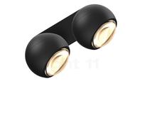 Occhio Io Giro Doppio Volt C Spot LED tête noir mat/cache-piton noir mat - 3.000 K Ce luminaire comporte des modules à LED prémontés de classes énergétiques A A++, A+, A