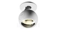 Occhio Io Pico Flat C Spot LED tête blanc brillant/couverture blanc brillant/corps chrome brillant/pied blanc brillant - 2.700 K Ce luminaire comporte des modules à LED prémontés de classes énergétiqu