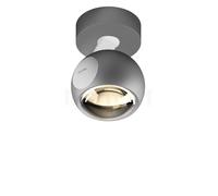 Occhio Io Pico Up C Spot LED tête chrome mat/couverture blanc mat/corps blanc mat/pied chrome mat - 3.000 K Ce luminaire comporte des modules à LED prémontés de classes énergétiques A A++, A+, A