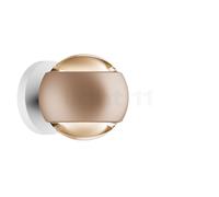 Occhio Io Verticale Volt D Applique LED tête dorée mate/embase blanc mat - 3.000 K Ce luminaire comporte des modules à LED prémontés de classes énergétiques A A