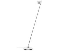 Occhio Lampadaire Sento Lettura LED - blanc mat - droite - sans Occhio Air - 125 cm - E
