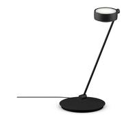 Occhio Lampe de table Sento Tavolo LED - noir mat - droite - sans Occhio Air - 80 cm - E