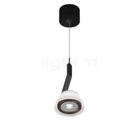 Occhio Lei Sospeso Var Up Iris Suspension LED couverture phantom/corps noir mat/cache-piton noir mat - 2.700 K Ce luminaire comporte des modules à LED prémontés de classes énergétiques A A