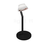 Occhio Lei Tavolo Iris Lampe de table LED couverture or rose/corps noir mat/pied noir mat - 2.700 K Ce luminaire comporte des modules à LED prémontés de classes énergétiques A A