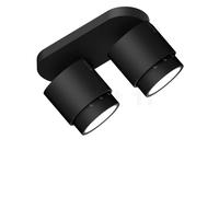 Occhio Lui Alto Doppio Volt Zoom Spot LED tête noir mat/réflecteur noir mat/support noir mat - 2.700 K Ce luminaire comporte des modules à LED prémontés de classes énergétiques A A