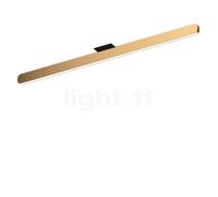 Occhio Mito Alto 100 Up Narrow Plafonnier LED tête bronze/couverture noir mat - 2.700-4.000 K - Occhio Air Ce luminaire comporte des modules à LED prémontés de classes énergétiques A A++, A+, A