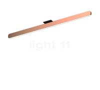 Occhio Mito Alto 100 Up Narrow Plafonnier LED tête or rose/couverture noir mat - 2.700-4.000 K - DALI Ce luminaire comporte des modules à LED prémontés de classes énergétiques A A