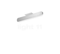 Occhio Mito Alto 40 Up Narrow Plafonnier LED tête argentée mate/couverture blanche mate - 2.700-4.000 K - DALI Ce luminaire comporte des modules à LED prémontés de classes énergétiques A A