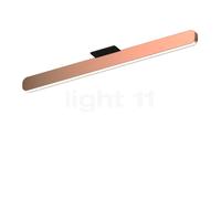 Occhio Mito Alto 70 Up Narrow Plafonnier LED tête or rose/couverture noir mat - 2.700-4.000 K Ce luminaire comporte des modules à LED prémontés de classes énergétiques A A++, A+, A