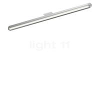 Occhio Mito Alto Side 100 Up Plafonnier LED tête argenté mat/couverture blanc mat - 2.200-3.500 K - Occhio Air